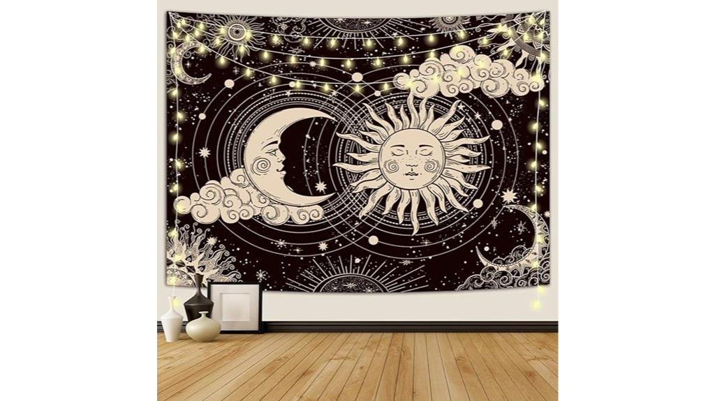 sun and moon tapestry