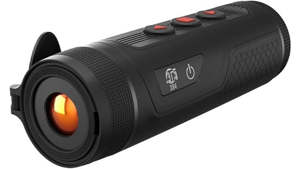 thermal imaging monocular device