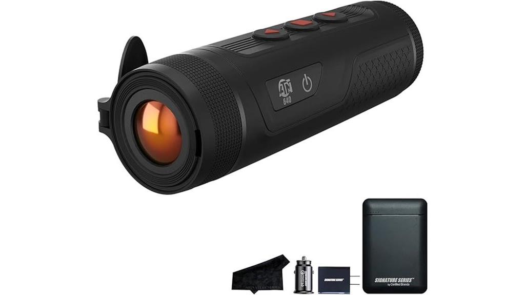 thermal imaging monocular device