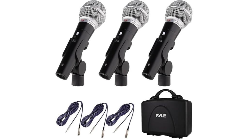 three mic dynamic kit