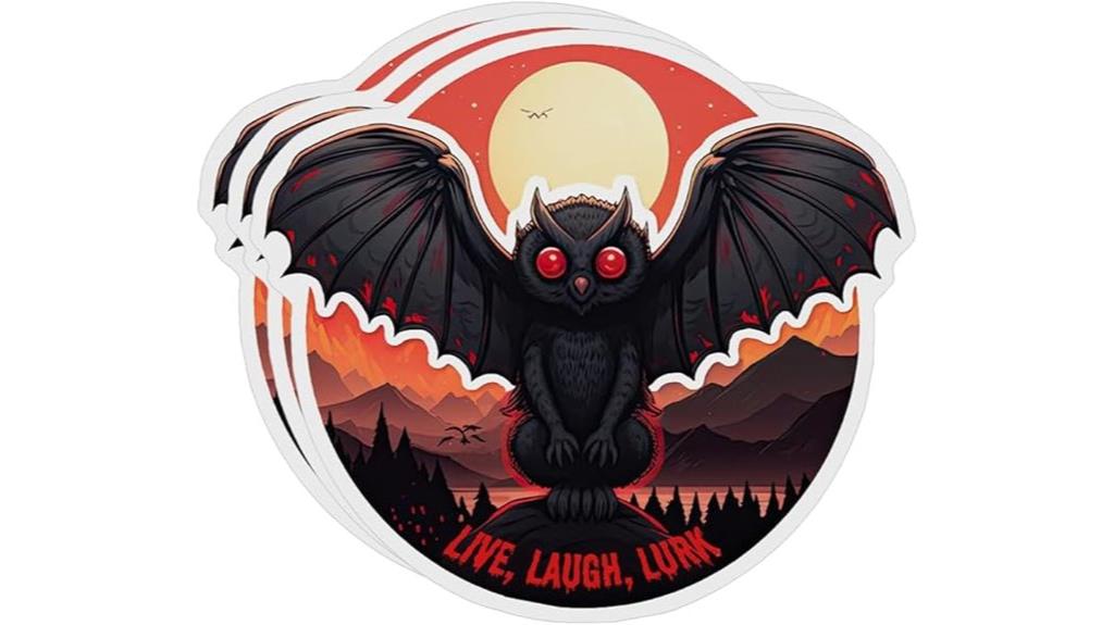 three mothman stickers