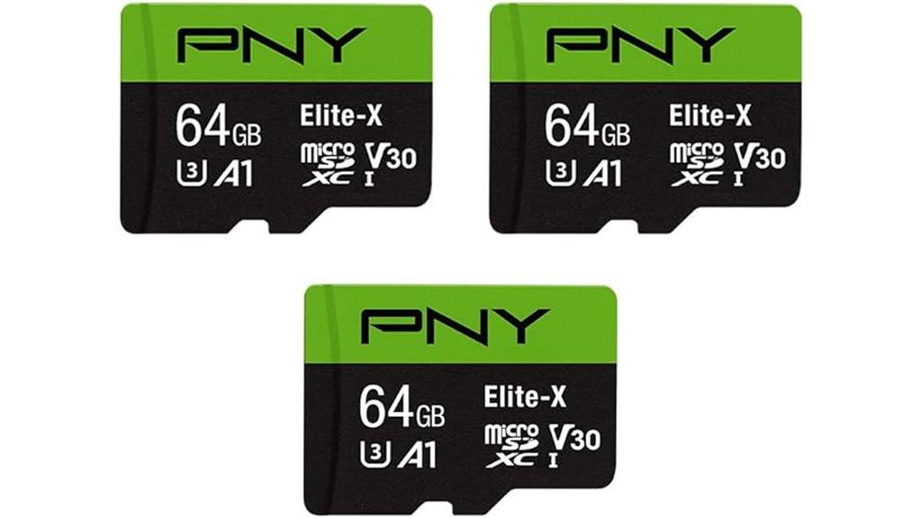 three pack 64gb microsdxc