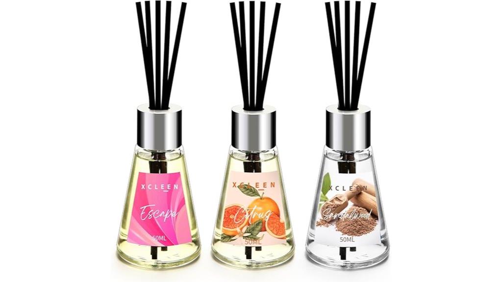 three pack scented diffusers