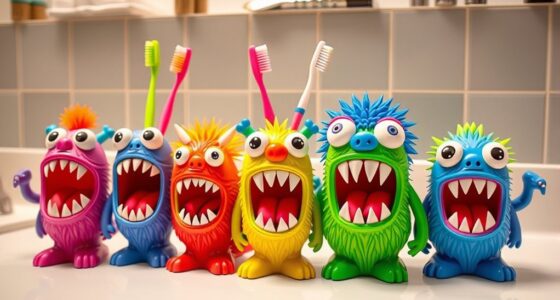 top 14 monster toothbrush holders
