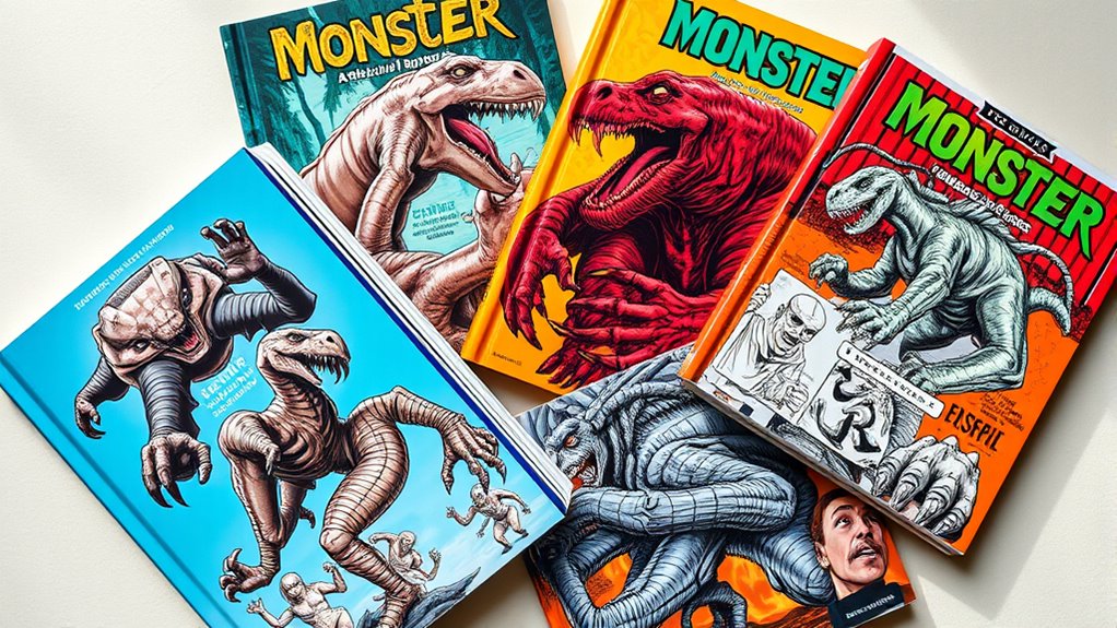 top monster art reference books
