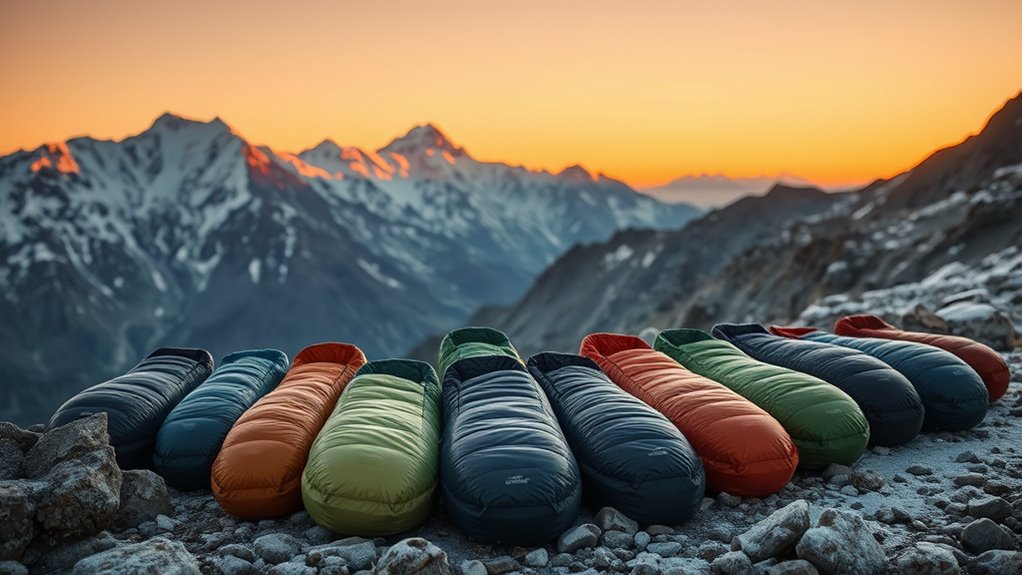 top mountain cold weather sleeping bags