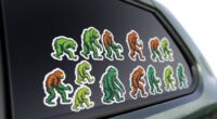 top sasquatch car stickers