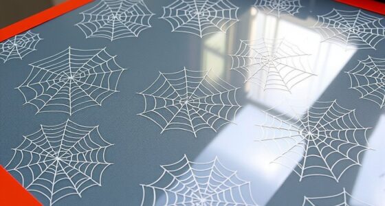 top spider web silicone mats