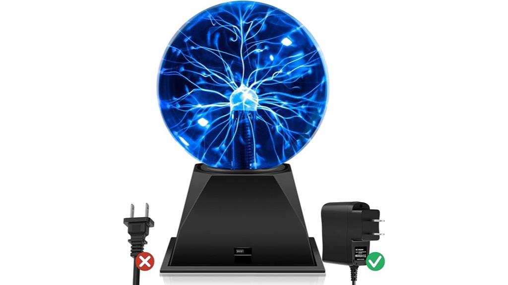 touch sensitive plasma globe