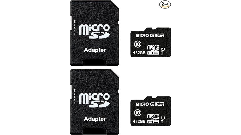 two 32gb microsd cards