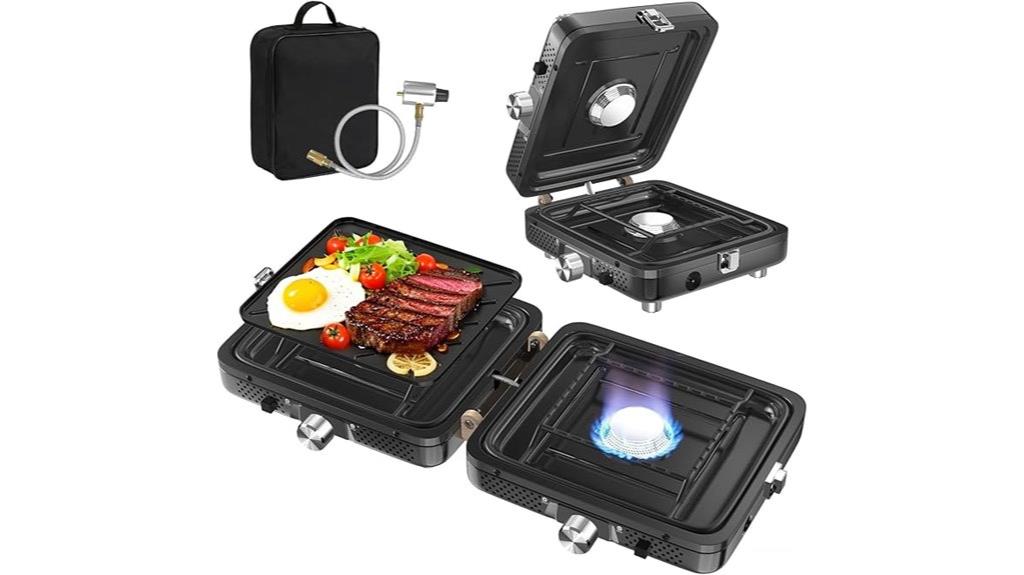 two burner propane stove