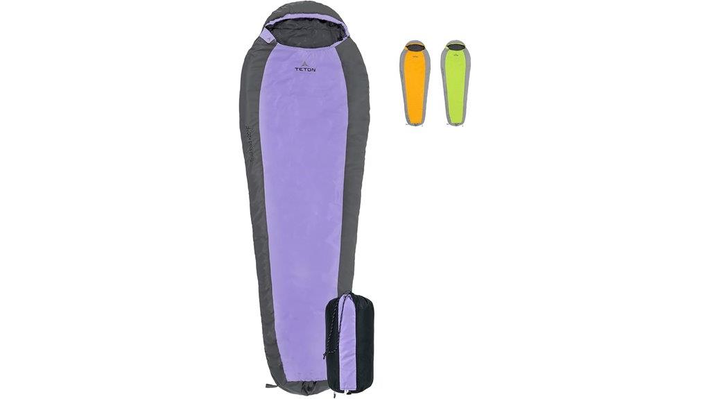 two temperature sleeping bag