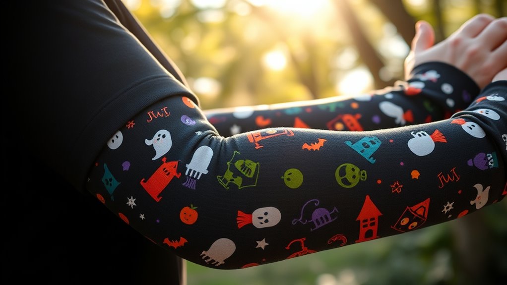 uv protective spooky sleeve patterns