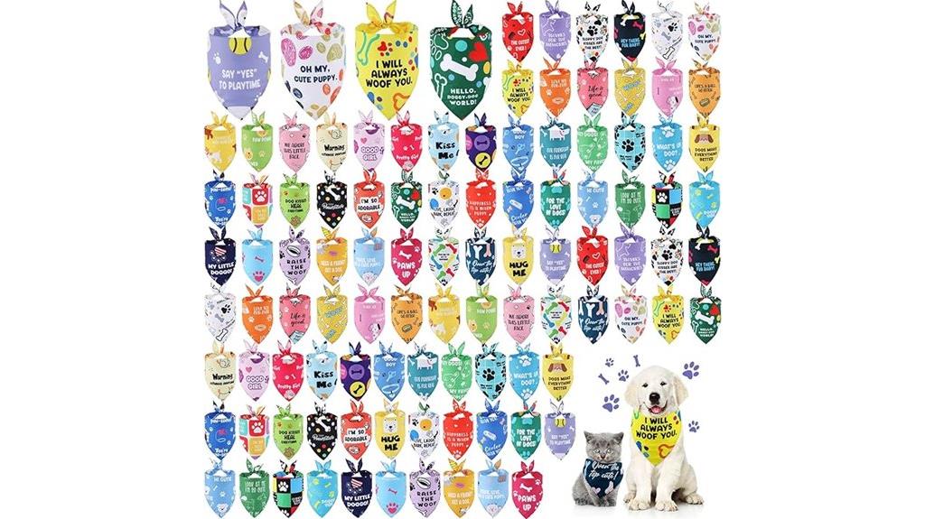 vivid plaid pet bandanas