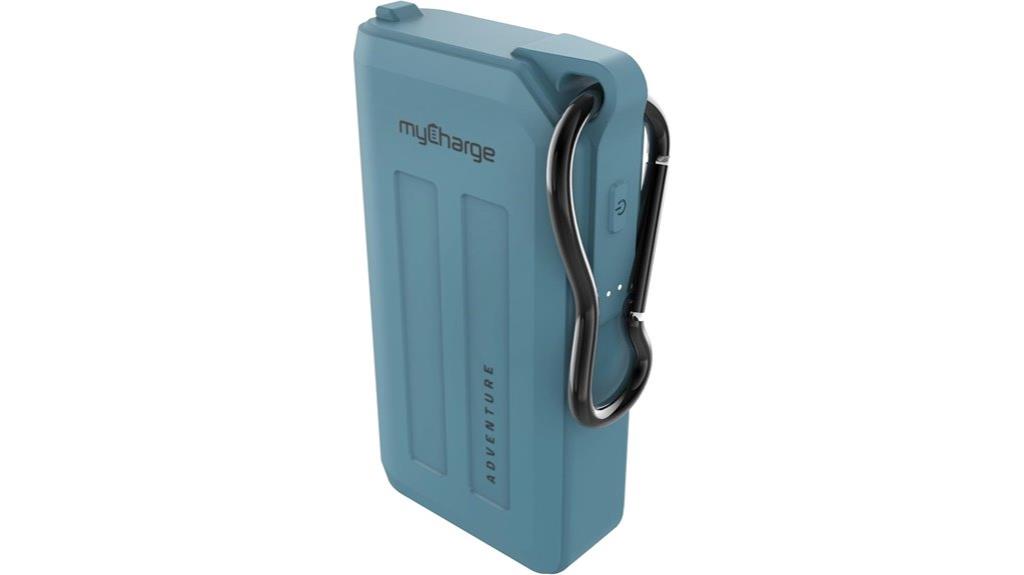 waterproof blue power bank
