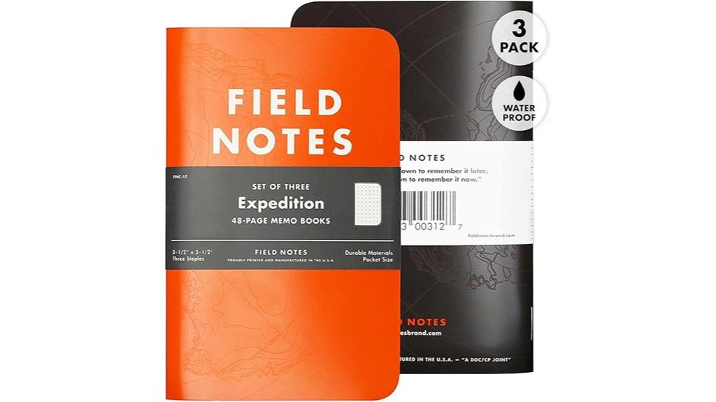 waterproof expedition field notes