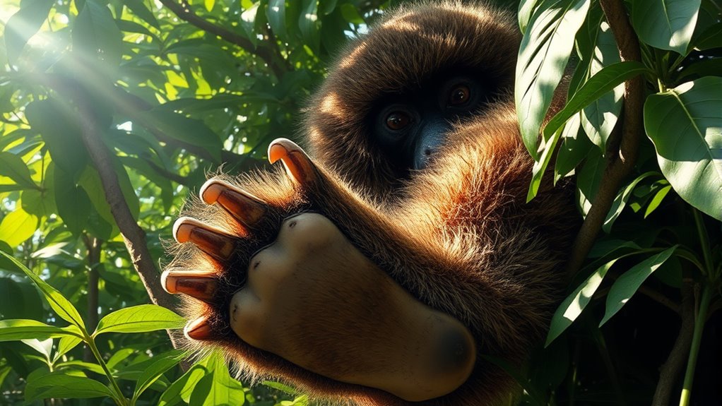 amazonian creature with backward foot