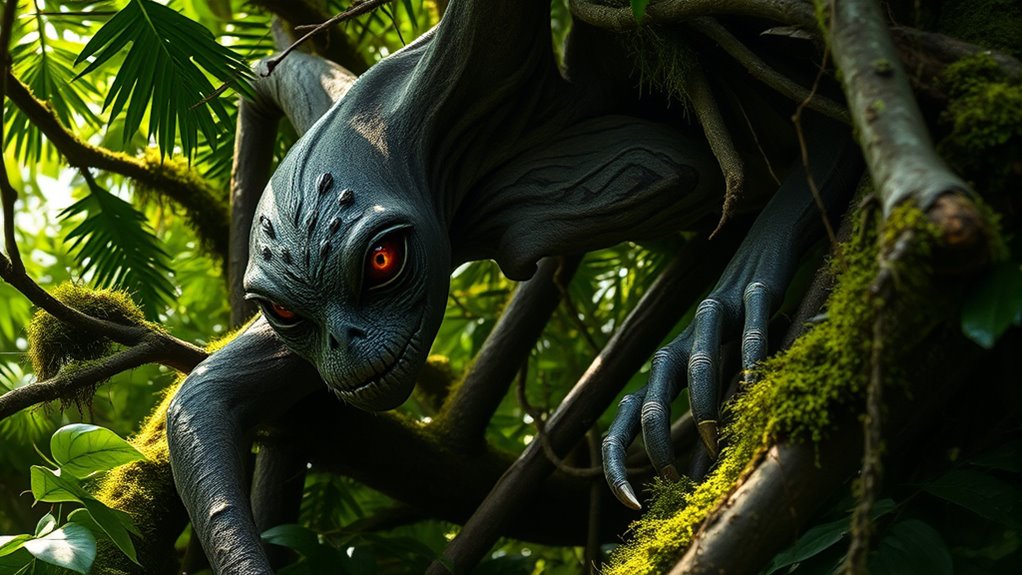 amazonian forest guardian figure