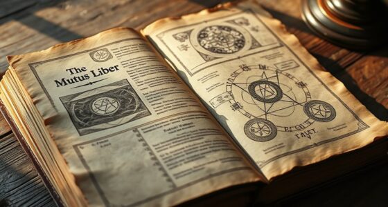 ancient mysterious unreadable manuscript