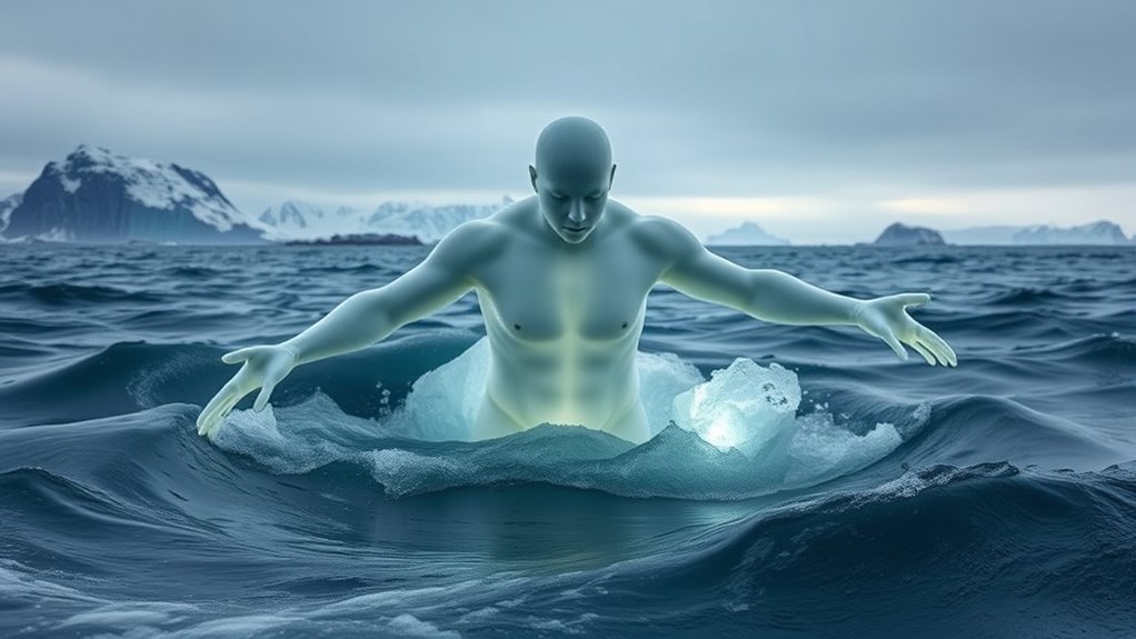 antarctic sea humanoid