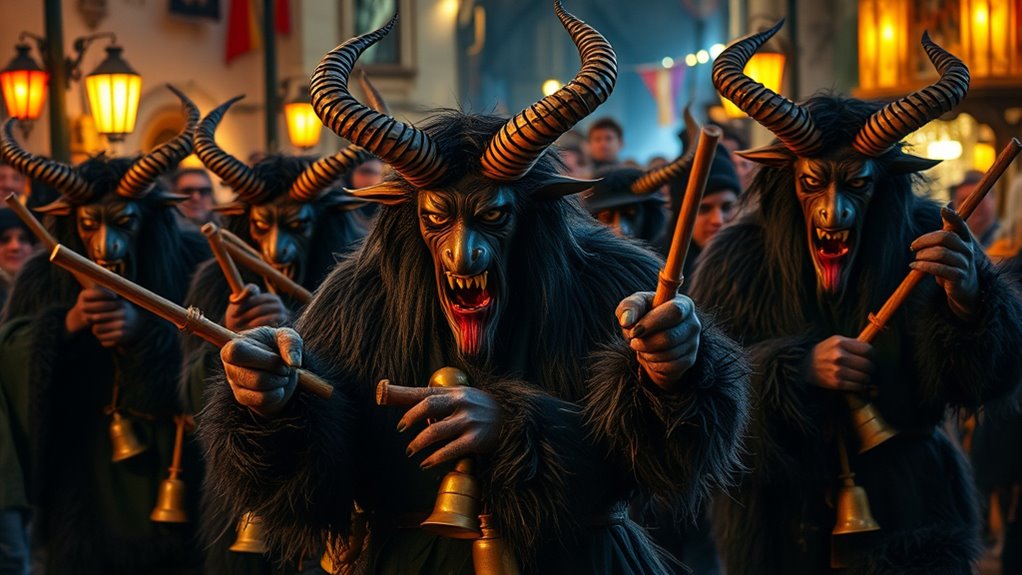 bavarian krampus costumes celebration