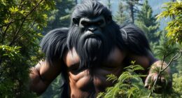 central asian wildman creature