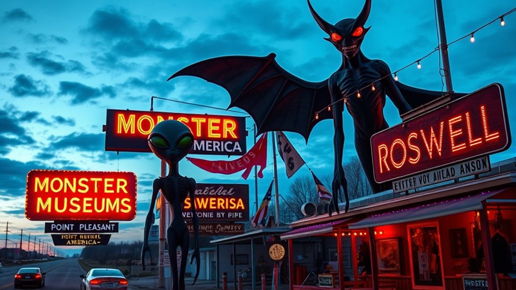 cryptids and aliens exhibits