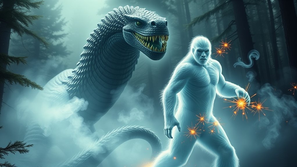 cryptids clash in media