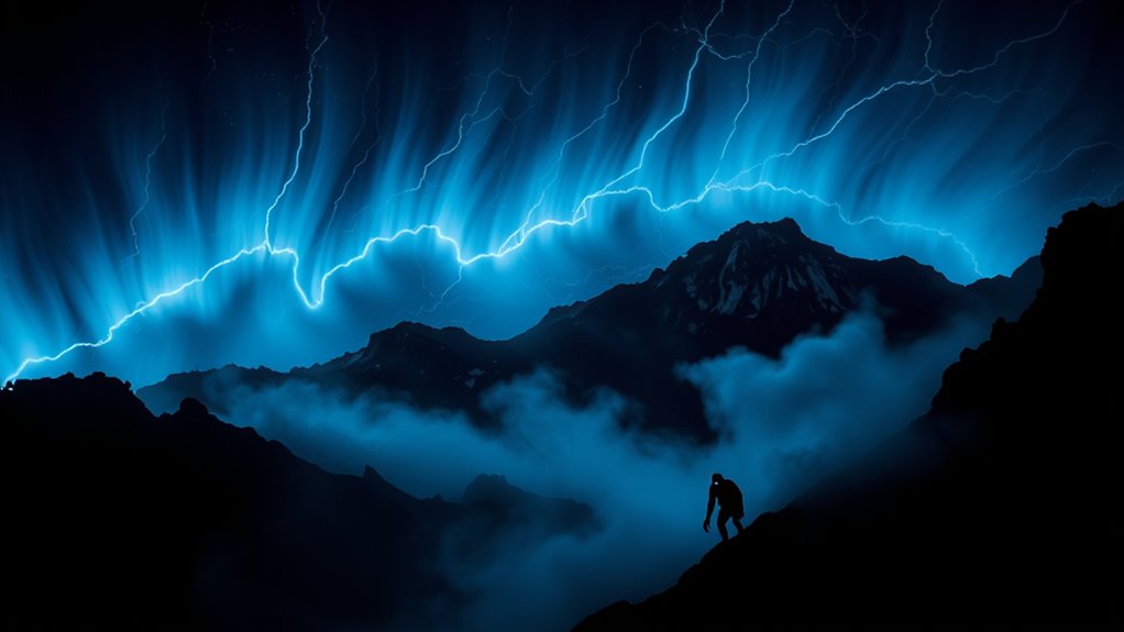 earthquake lights and cryptid folklore