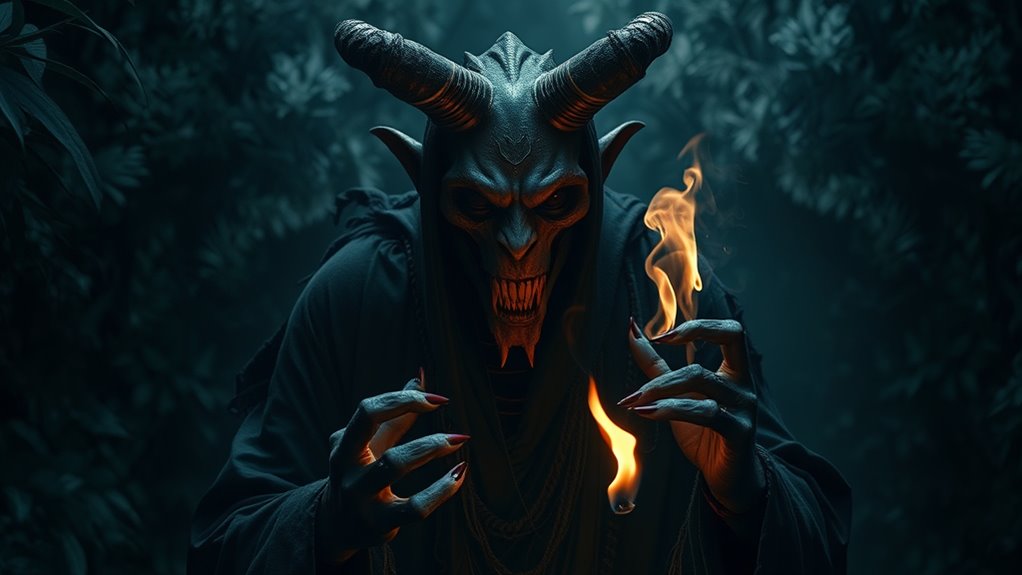 flesh eating demon symbolism