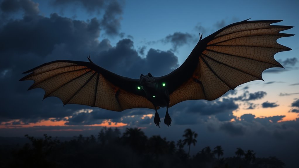 glowing pterosaur of png