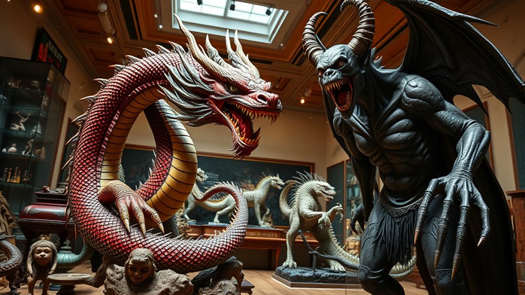 haunted mythical creature exhibits