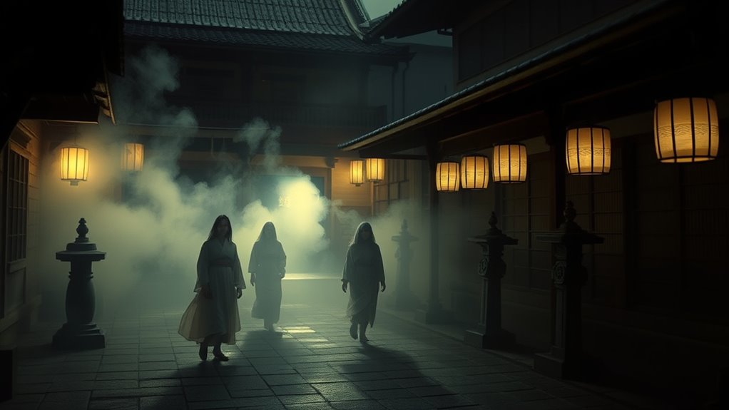 haunted temples and spirits