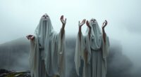 irish ghostly death mourners