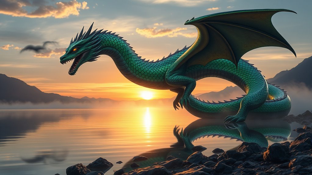 lake legend s mythical serpent