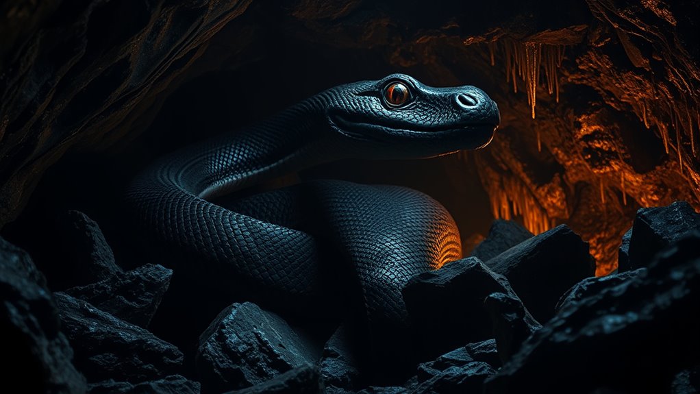 legendary cave dwelling serpent