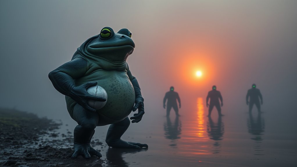 legendary frog creatures compared