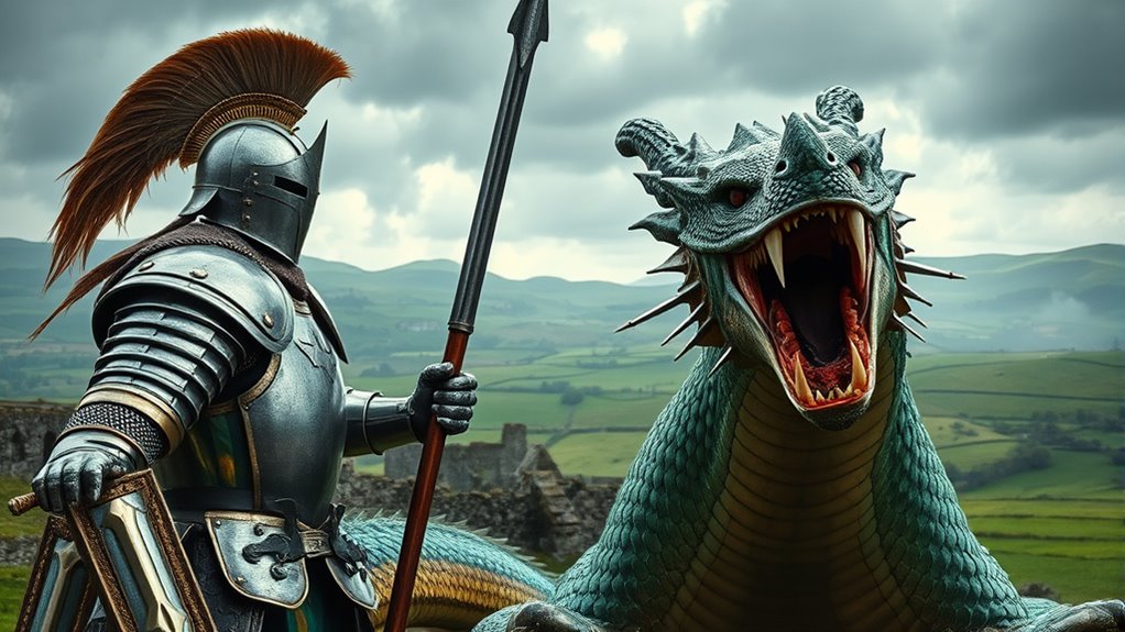 legendary lambton worm battle