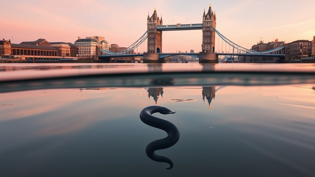 london s thames serpent sighting