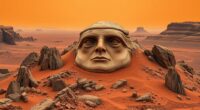 mars surface face illusions