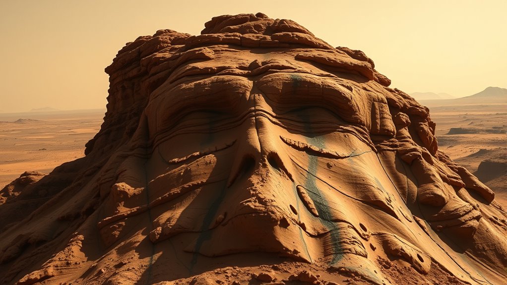 mars surface illusion faces