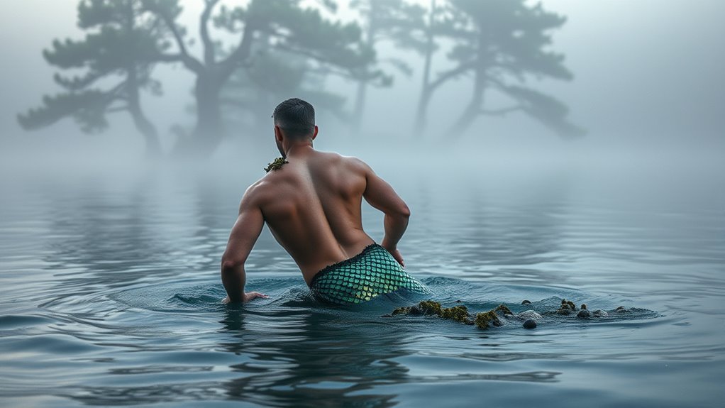 merman symbolizes mysterious transformation