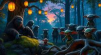 monster social behavior patterns