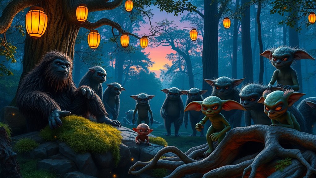 monster social behavior patterns