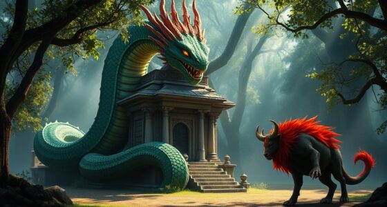 monsters as guardians and villains