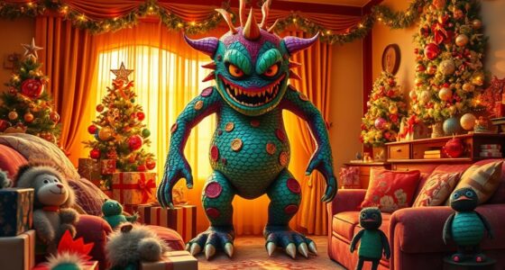 monsters christmas tradition roles