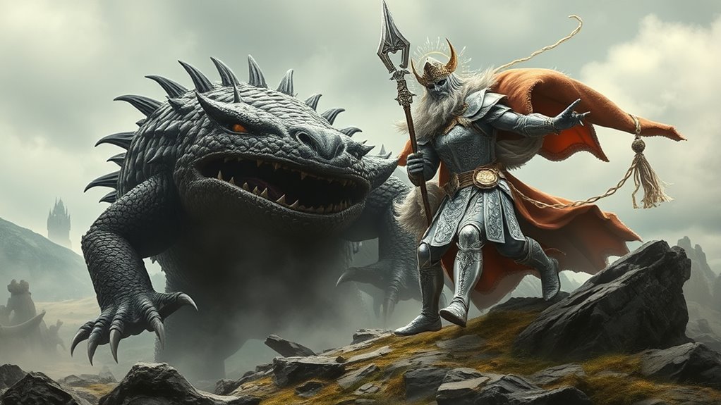 monsters symbolize moral victory