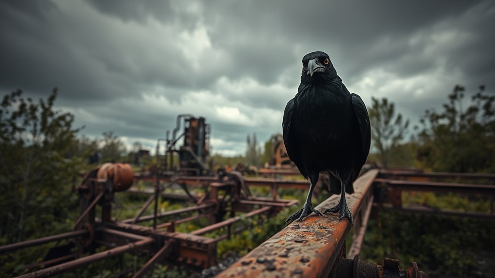 mutated black bird omen