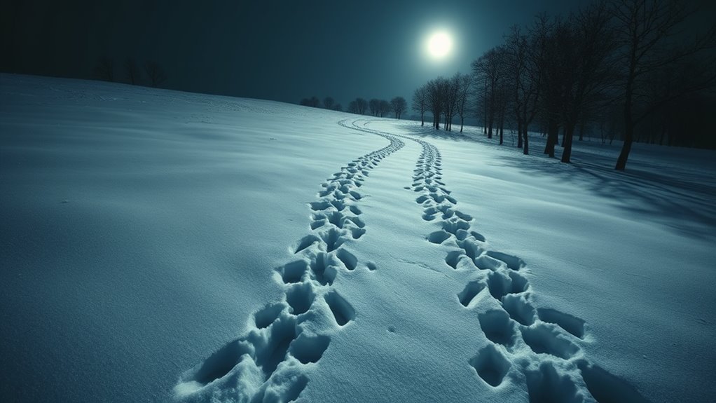 mysterious 1855 footprints