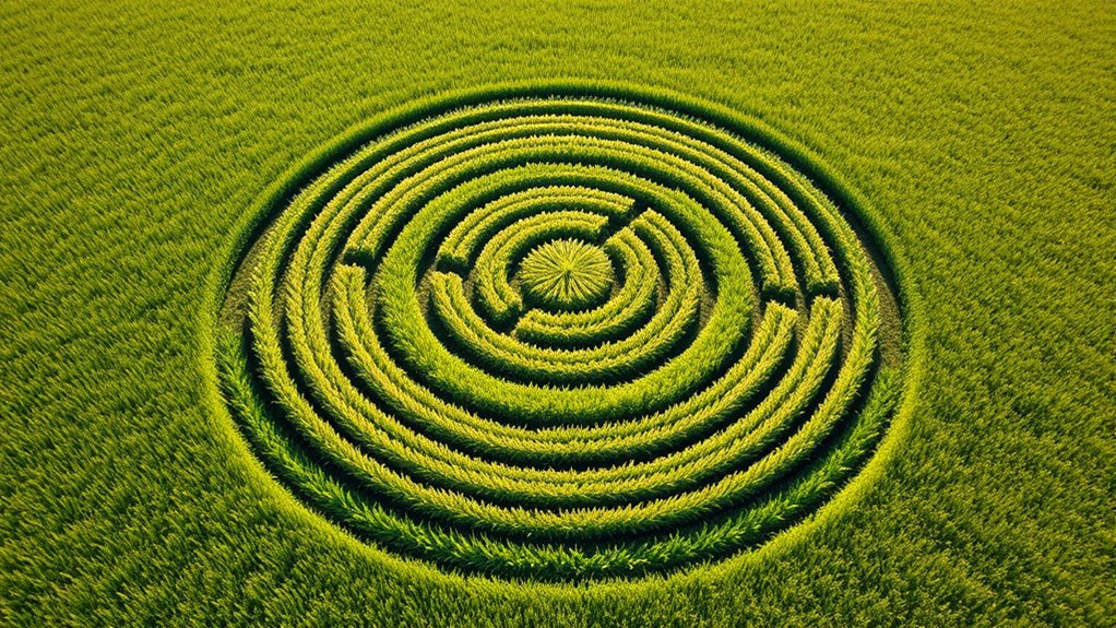 mysterious bumpy crop art